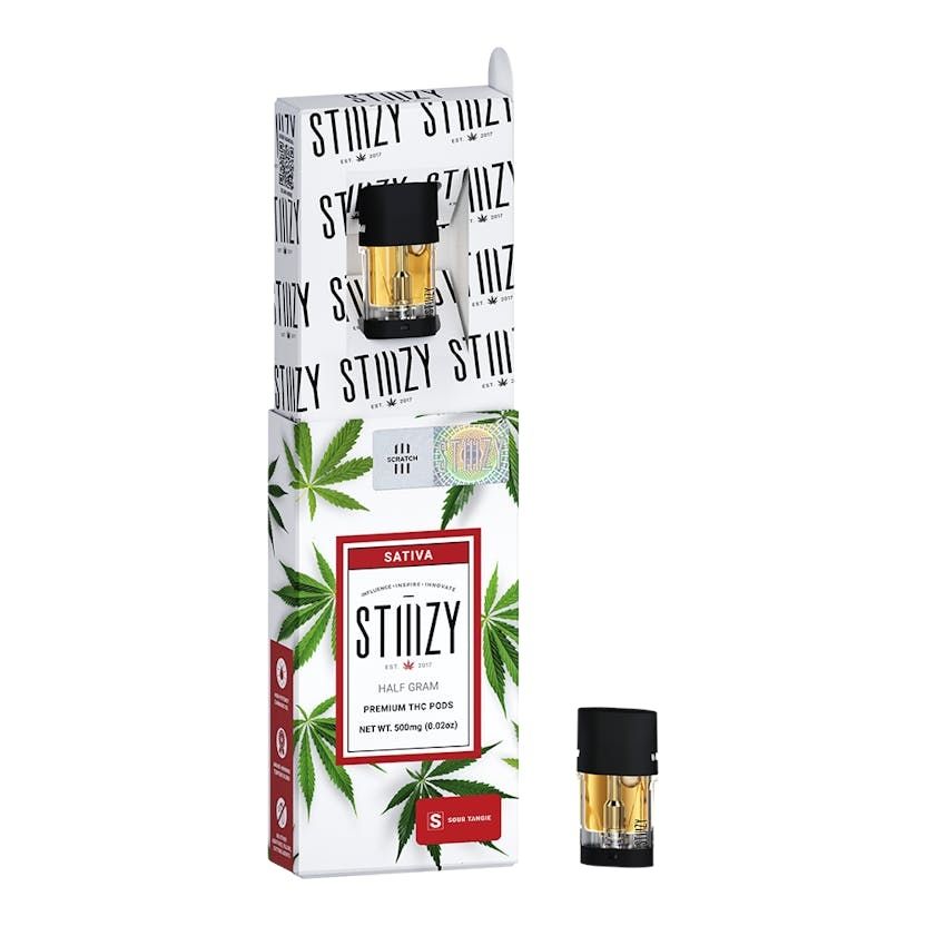 Stiiizy: 0.5gram Premium THC Pods - Sour Tangie SATIVA