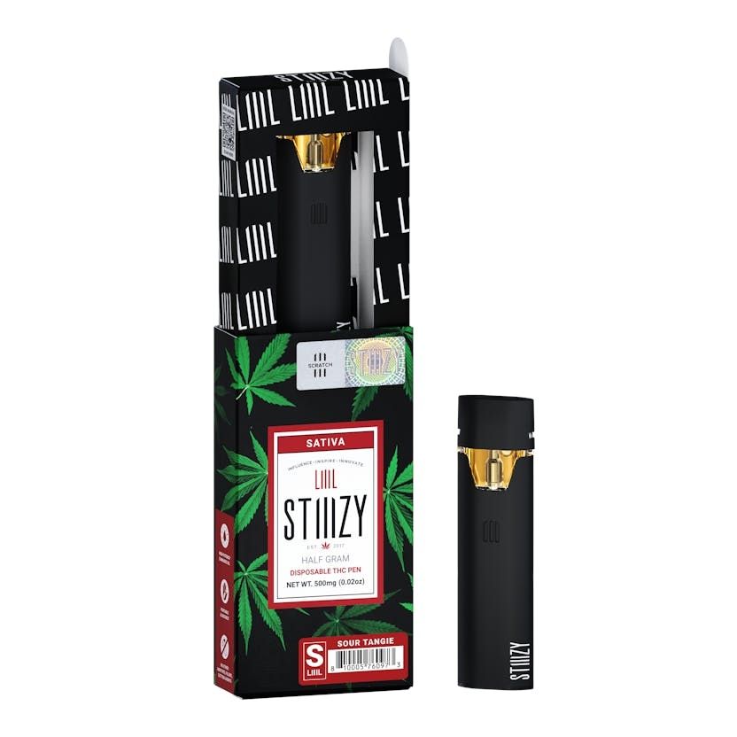 Stiiizy: 0.5gram Disposable Vape - Sour Tangie SATIVA