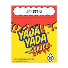 Yada Yada: 5 Infused Pre-Rolls With SAUCE - GG4