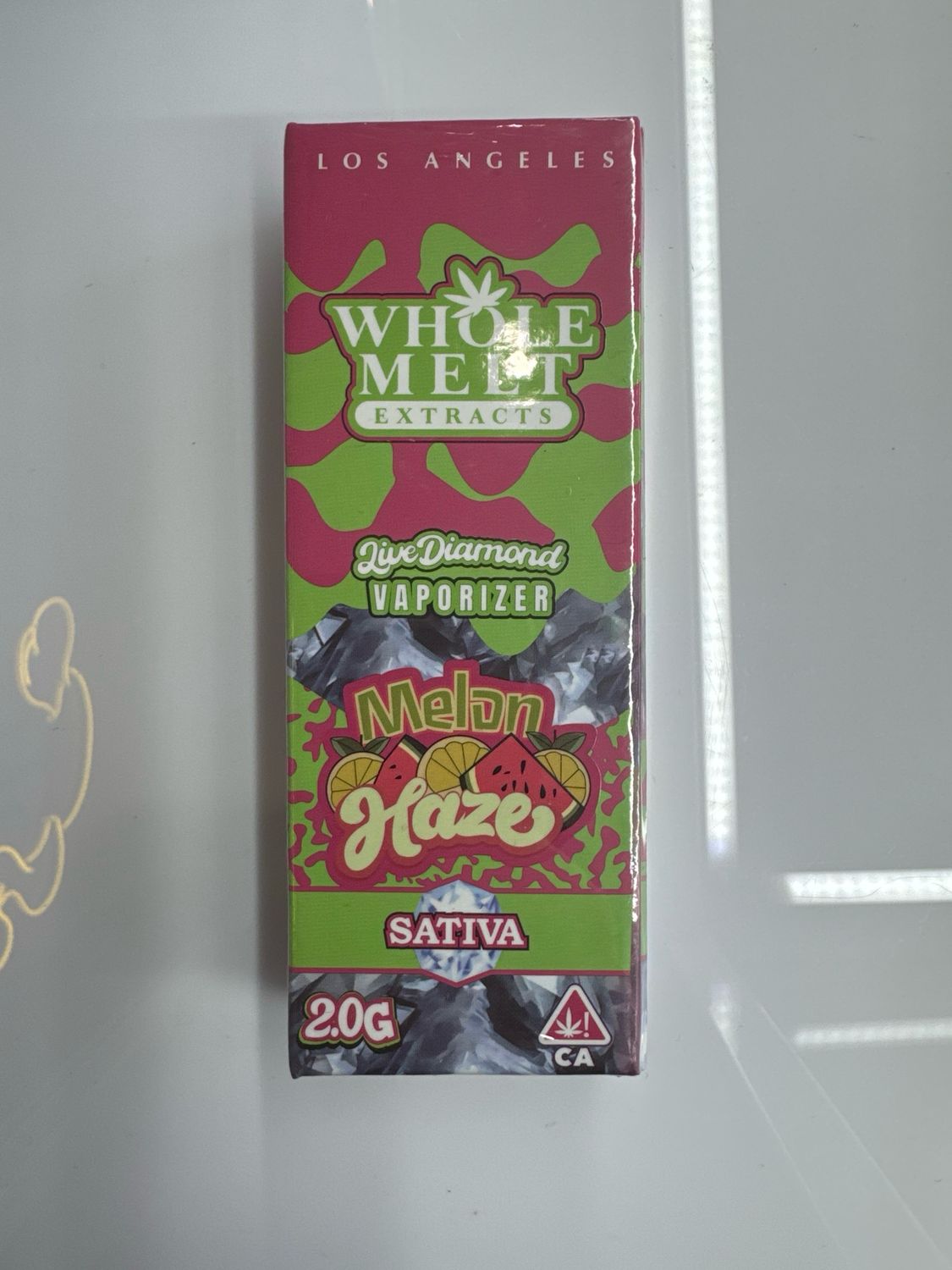 Whole Melt Extracts - Live Diamond - Hawaiian - SATIVA- Vape