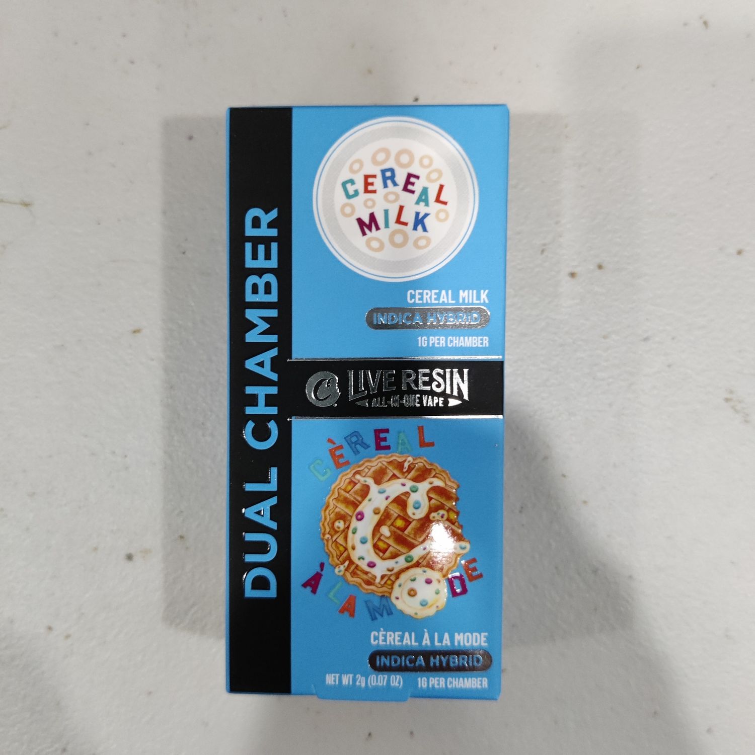 Cookies: Live Resin All-in-One Dual Chamber 2g Disposable - Cereal Milk (INDICA HYBRID) x Cèreal À La Mode (INDICA HYBRID)