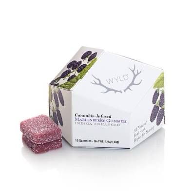 WYLD Cannabis Infused Gummies Marion Berry 100mg INDICA