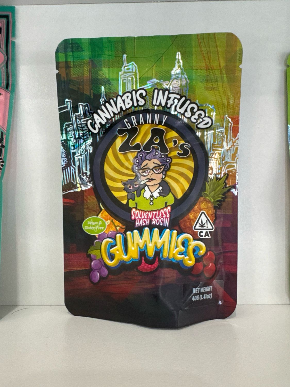 Granny Za: Cannabis Infused Gummies 500mg - Lime