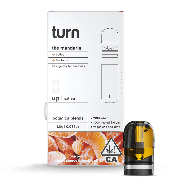 Turn: 1gram 100% Live Resin Pod - the mandarin SATIVA