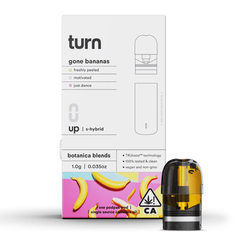 Turn: 1gram Botanical Blends Pod - gone bananas S-HYBRID