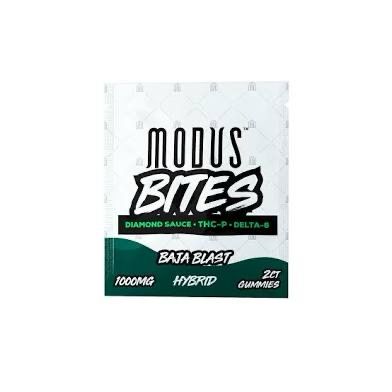 MODUS Bites: 1000MG Gummies 2ct - Baja Blast HYBRID