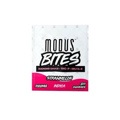 MODUS Bites: 1000MG Gummies 2ct - Strawmelon INDICA