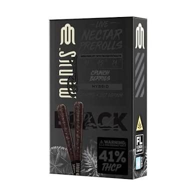 MODUS: 2000mg • 2ct 1gram Live Nectar Prerolls THCP: 41% - Crunch Berries HYBRID