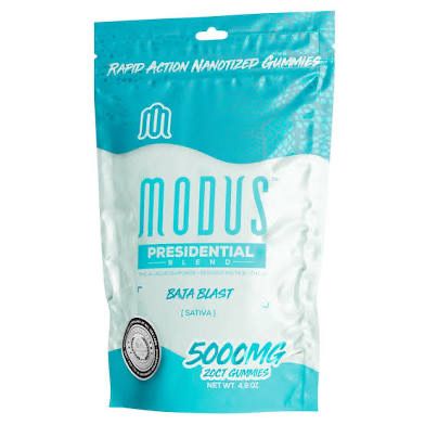 MODUS Presidential Blend: 5000mg Gummies - Baja Blast SATIVA