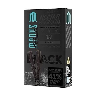 MODUS: 2000mg • 2ct 1gram Live Nectar Prerolls THCP: 41% - Donut Shop HYBRID
