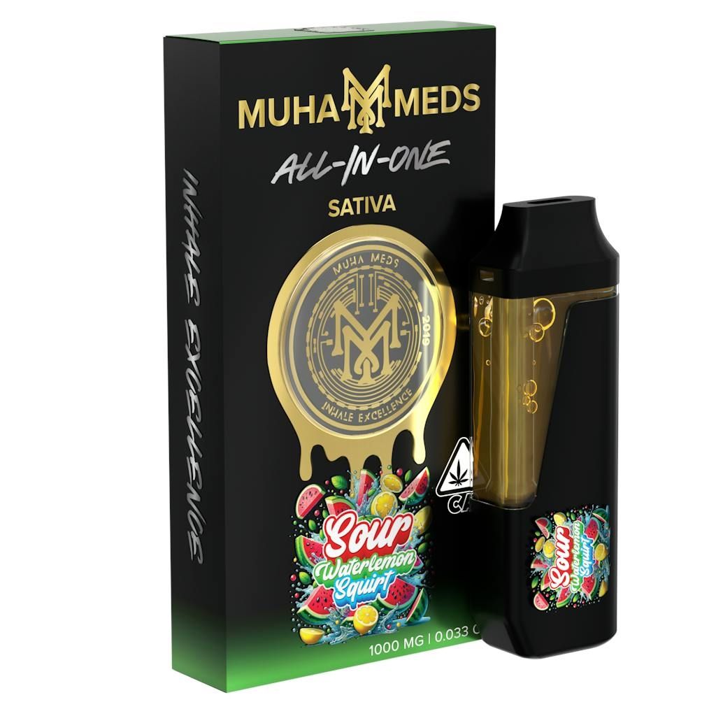 Muha Meds 3.5g Disposable Purple Champagne SATIVA