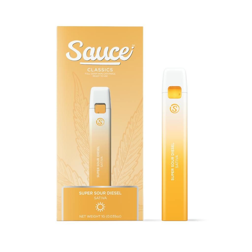Sauce Classics: 1g Disposable Vape - Super Sour Diesel SATIVA