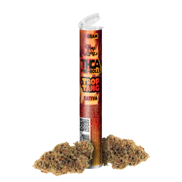 Hemp Living: THCA Flower 1g Pre-roll - Trop Tang SATIVA
