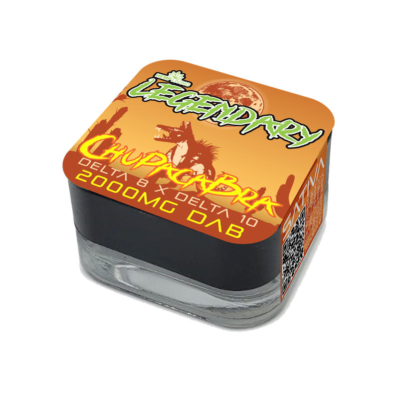 Hemp Living Legendary: Delta 8 x Delta 10 2g Dab Wax - Chupacabra SATIVA