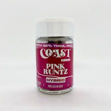 Coast : Exotics THCa 5pak Preroll - Pink Runtz HYBRID
