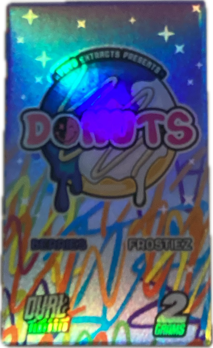 FRYD : Donuts Liquid Diamonds + Live Resin Disposable Dual Flavored 2g - Berries - Frostiez