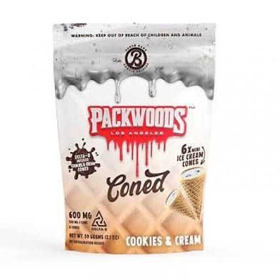 Packwoods: Cones 1200 Mg Infused - Cookies &amp; Cream