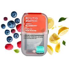 Boutiq Switch : Liquid Diamond Disposable 2g - Glowberry / Pop Rocks