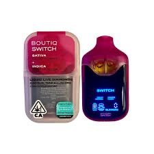 BOUTIQ SWITCH: Liquid Live Resin Dual Tank Disposable 2g - Sour Tangle INDICA
