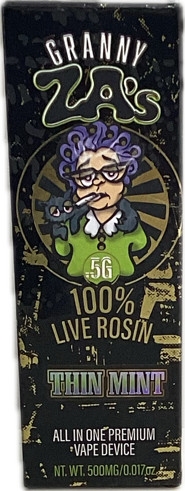Granny Za Live Rosin Disposable .5g - Thin Mintz