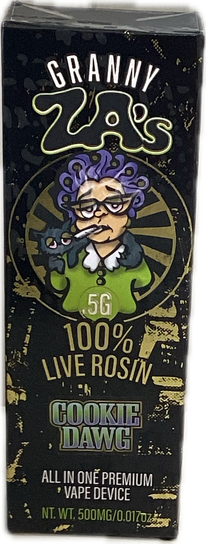 Granny Za Disposable Live Rosin .5g -Cookie Dawg
