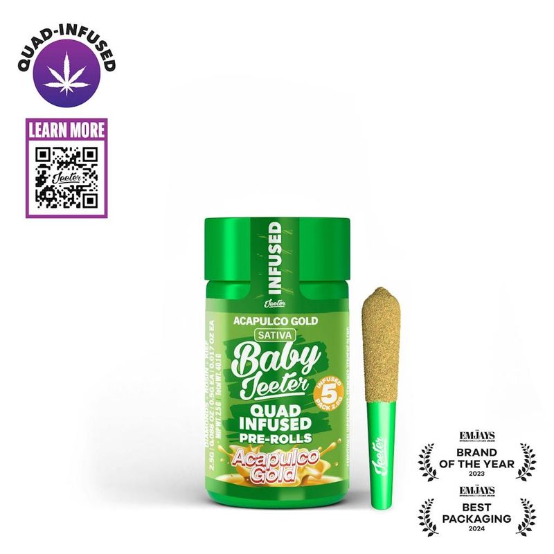 Jeeter: Rosin Enhanced Diamond Pre-rolls Iced Matcha HYBRID