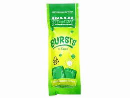 Burst Sour Green Apple Infused Live Resin Gummies 800mg INDICA