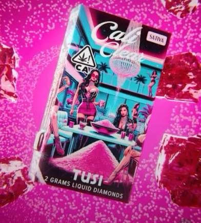 Cali Clear: 2grams Liquid Diamonds Disposable Vape - TUSI (SATIVA)