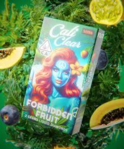 Cali Clear: 2grams Liquid Diamonds Disposable Vape - Forbidden Fruit (SATIVA)