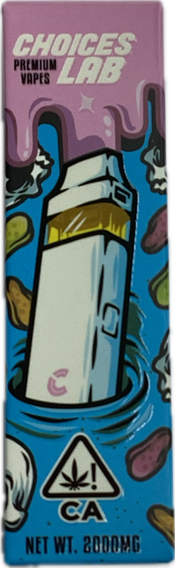 Choice Labs: Liquid Diamonds All-in-One Dual Chamber 2g Disposable - Candy Grape x Strawberry Milk