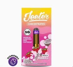 Jeeter: Concentrates Premium Diamonds Carts 1G - Bubba G INDICA
