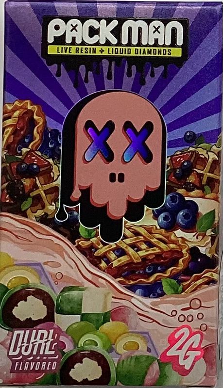 Packman 2g Live Resin + Liquid Diamond Disposable - Berry Pie / Mochi