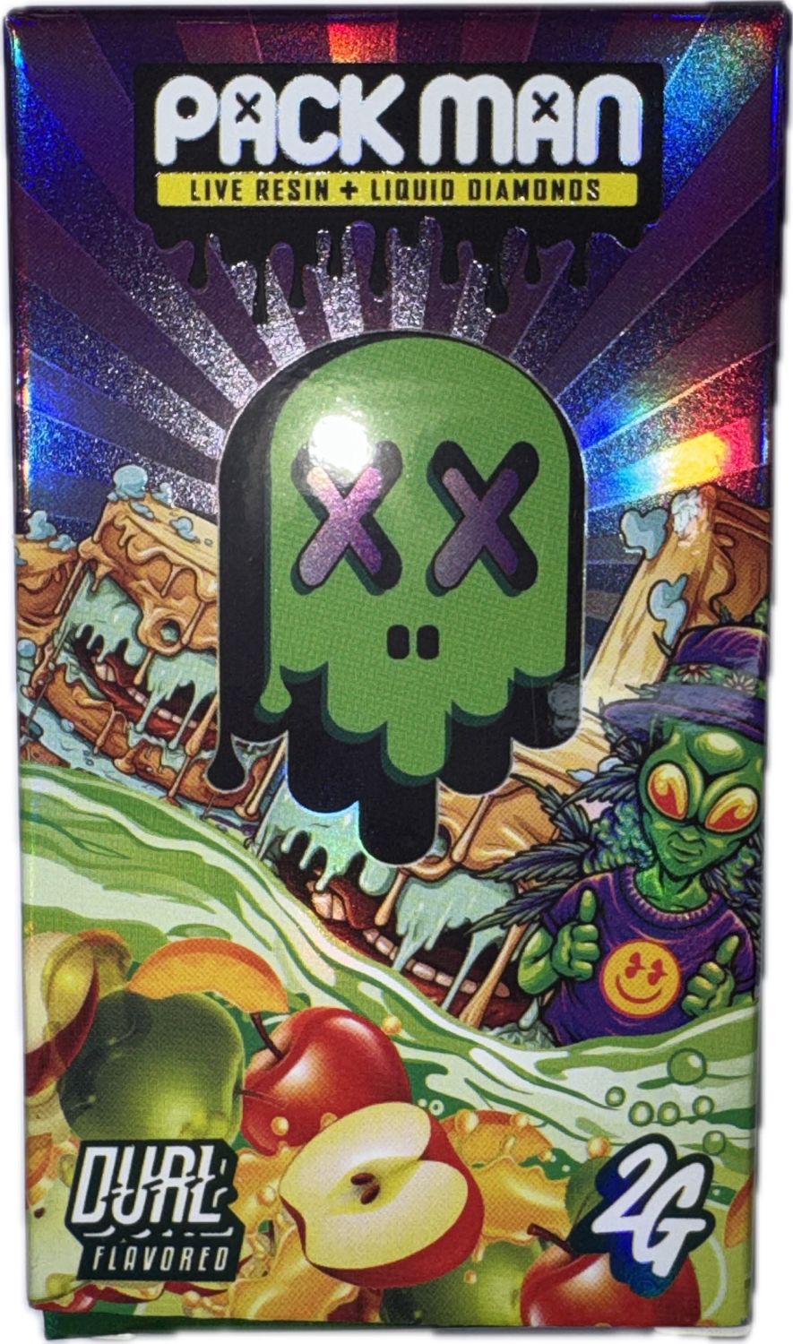 Packman 2g Live Resin + Liquid Diamond Disposable - Dosilato / Apple Gusher
