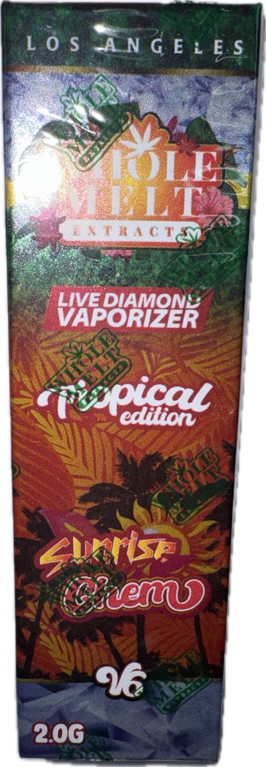 WHOLE MELT Extraxct: 2gram Live Diamond Vaporizer - Melon Haze SATIVA