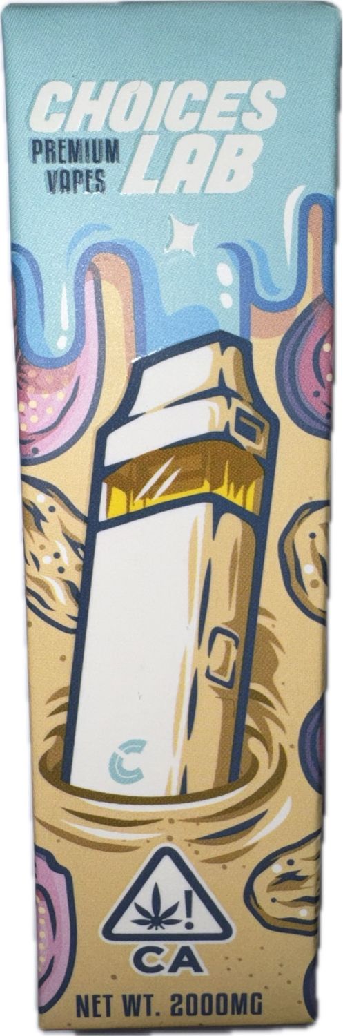 Choice Labs: Liquid Diamonds All-in-One Dual Chamber 2g Disposable - Sugar Cookie (HYBRID) x Glacial Guava (HYBRID)