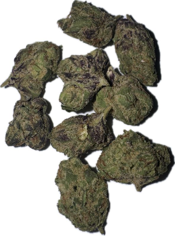 Flower: Purple Cookies THC: 23% 3.5g HYBRID