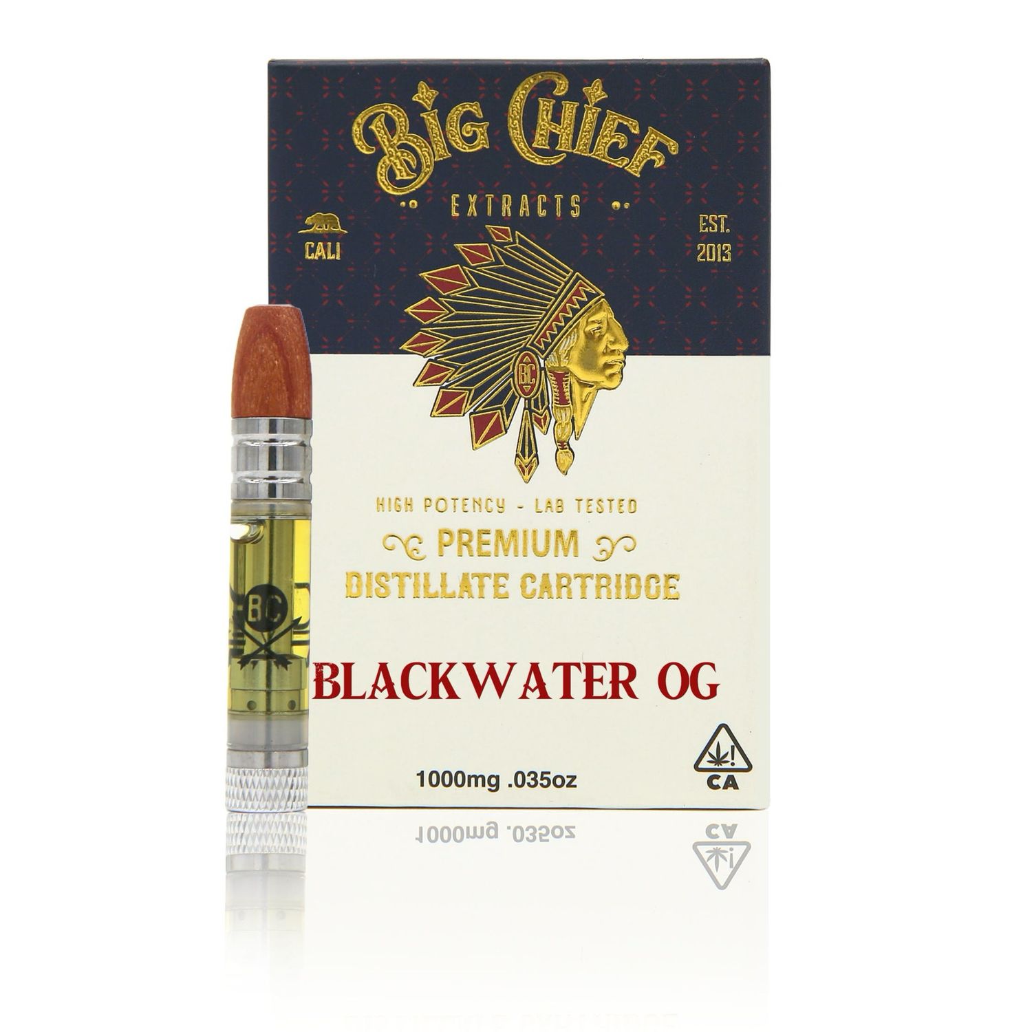 Big Chief Cart: BlackWater OG INDICA 1G