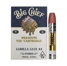 Big Chief Cart: Gorilla Glue 4 HYBRID 1G