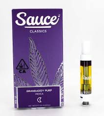 Sauce Classics: 1.5g Cartridge - Granddaddy Purp INDICA