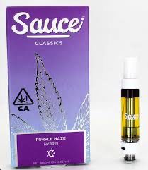 Sauce Diamonds 1.5g Cartridge- Purple Haze Hybrid