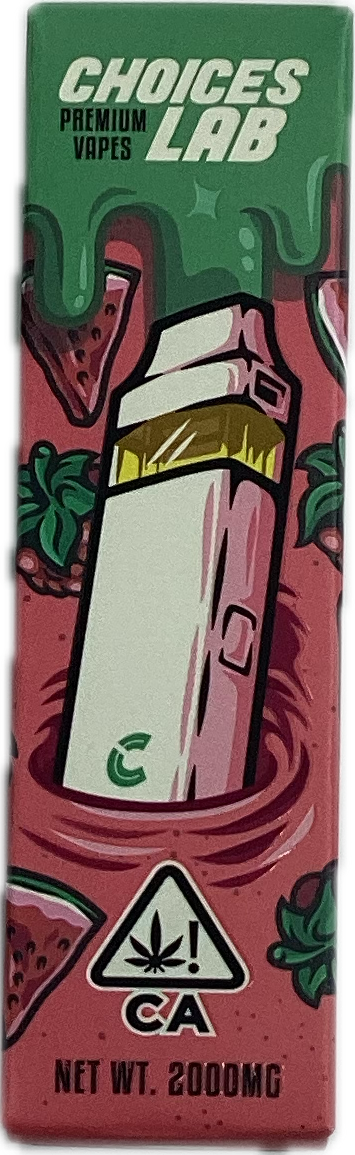 Choice Labs: Liquid Diamonds All-in-One Dual Chamber 2g Disposable - Blueberry Sundae / Pink Goht