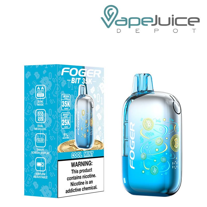 Foger BIT Disposable Vape 35k Puffs 20mL 5% Nic - Cool Mint