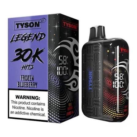 Tyson 2.0 Legend Disposable Vape 30k Puffs 16mL 5% Nic - Frozen Blueberry