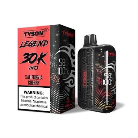 Tyson 2.0 Legend Disposable Vape 30k Puffs 16mL 5% Nic - California Cherry
