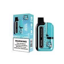 L&A Tank Disposable Vape 58k Puffs 5% Nic - Blue Razz Glacer