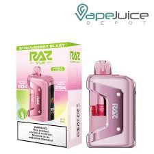 Raz Vue Disposable Vape 50k Puffs 13mL 5% Nic - Strawberry Blast