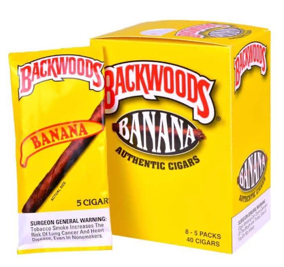 Backwoods All Natural Leaf Wrapper - Banana
