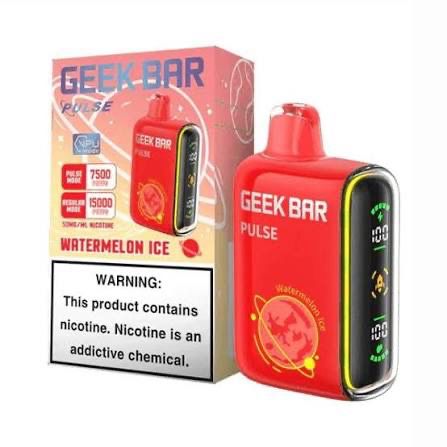 Geek Bar Pulse Disposable Vape 15k Puffs 16mL 5% Nic - Watermelon Ice