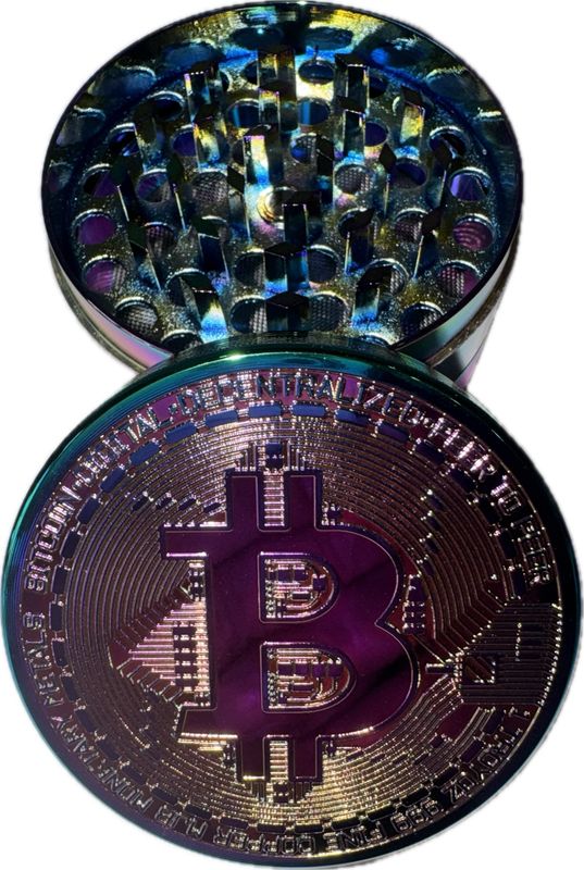 Bitcoin Design Herb Grinder 50mm