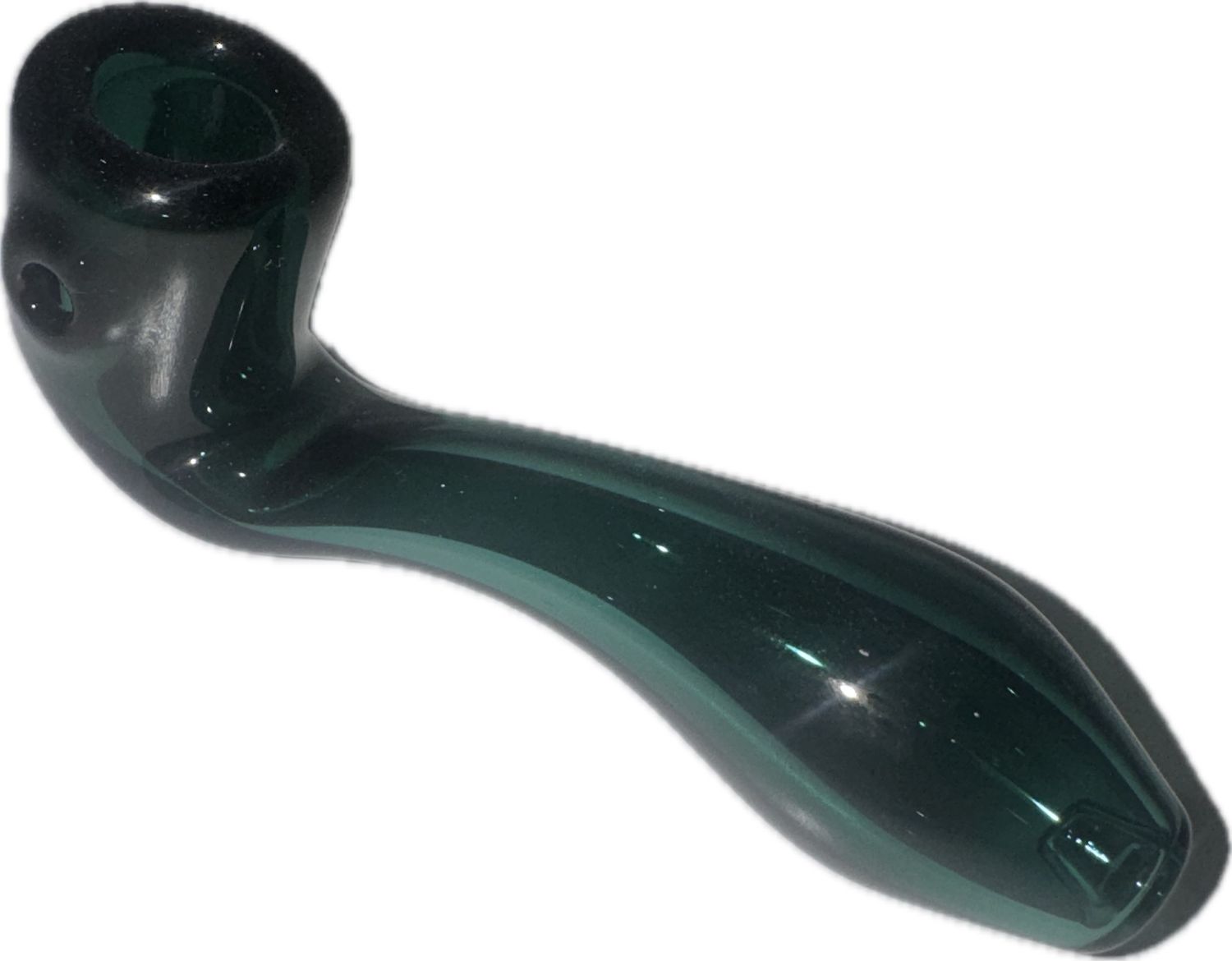 Colored Glass Long Hand Pipe